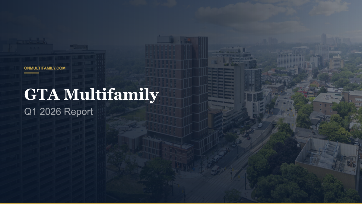 GTA Multifamily Q1 2026 Report